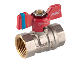 Kulový kohout, motýlek MM G1/2" PN20
