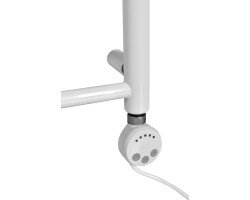 Elektrická topná tyč s termostatem, 800 W, bílá