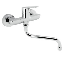 Dřezová umyvadlová baterie 150 mm Metalia 54, chrom