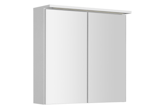 KAWA STRIP galerka s LED osvětlením 70x70x22cm, bílá