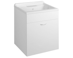 Plastová výlevka se skříňkou, včetně sifonu