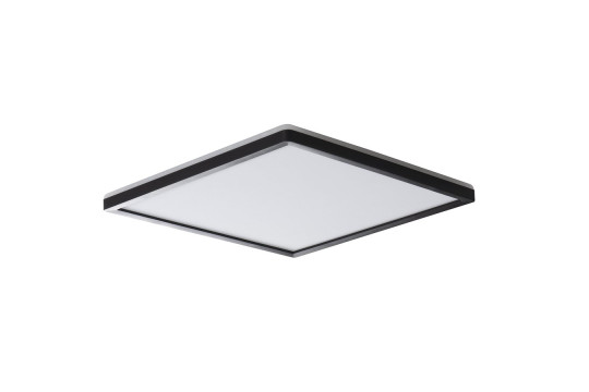 AZPO stropní LED svítidlo, 420x420mm, 22W, IP54, černá mat