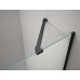 TRINITY BLACK čtvercový sprchový kout 800x800mm, rohový vstup, matné sklo