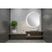 DARA CUT zrcadlo s LED podsvícením 20W, ø 100x90cm, topná fólie