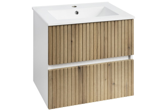 PANEDA STRIP umyvadlová skříňka 59,5x55x45,2cm, dub emporio