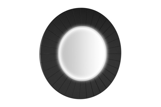 LUMIRO STRIP kulaté zrcadlo s LED osvětlením v rámu ø 75cm, carina LUMIRO STRIP kulaté zrcadlo s LED osvětlením v rámu ø 75cm, carina