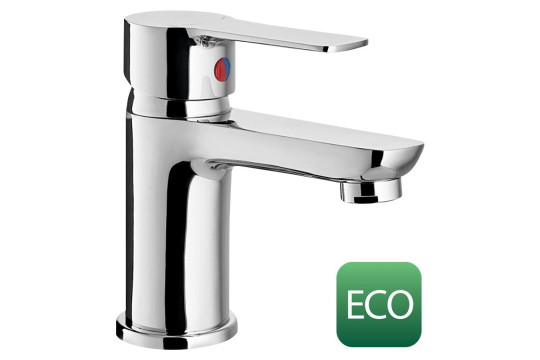 BARON ECO 6 l/min, stojánková umyvadlová baterie bez výpusti, chrom