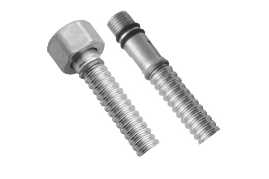 Připojovací nerezová trubička, vlnovec, M10x3/8", 40cm, chrom