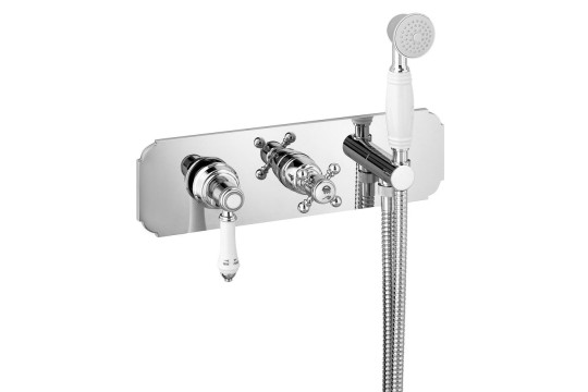 VIENNA podomítková sprchová baterie s ruční sprchou, 2 výstupy, chrom