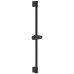 Sprchová tyč, posuvný držák, kulatá, 708mm, ABS/černá mat