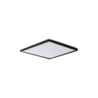 AZPO stropní LED svítidlo, 225x225mm, 12,3W, 3000/4000/6000K, IP54, černá mat