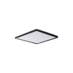 AZPO stropní LED svítidlo, 225x225mm, 12,3W, 3000/4000/6000K, IP54, černá mat