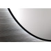 SHARON kulaté LED podsvícené zrcadlo ø 80cm, černá mat