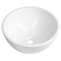 MOON keramické umyvadlo na desku, průměr 43cm, bílá MOON keramické umyvadlo na desku, průměr 43cm, bílá