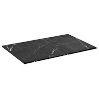 SKARA deska Rockstone 81,2x12x46cm, black attica