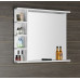 KORIN zrcadlo s LED osvětlením a policemi 80x70x12cm