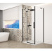 TRINITY BLACK čtvercový sprchový kout 900x900mm, čiré sklo, levé