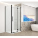 TRINITY BLACK čtvercový sprchový kout 900x900mm, matné sklo, pravé