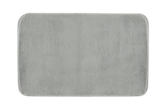 FUZZY koupelnová předložka, 50x80 cm, 100% polyester, protiskluz, šedá