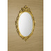 DESNA oválné zrcadlo v rámu, 80x100cm, zlatá