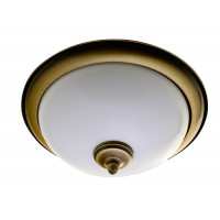 GLOSTER stropní osvětlení E27, 2x60W, bronz