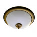 GLOSTER stropní osvětlení E27, 2x60W, bronz
