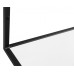 SKA Konstrukce pod umyvadlo/desku 900 mm černá mat, s bílou MDF policí