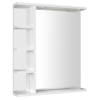 KORIN STRIP zrcadlo s LED osvětlením a policemi 60x70x12cm