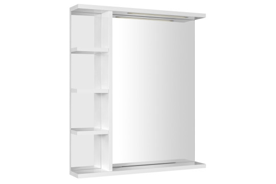 KORIN STRIP zrcadlo s LED osvětlením a policemi 60x70x12cm