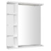 KORIN STRIP zrcadlo s LED osvětlením a policemi 60x70x12cm