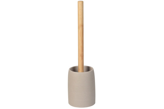 RIKO WC štětka na postavení, béžová/bambus