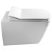 GLANC WC sedátko, Slim soft close, duroplast, bílá