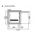 Tefcold GC73  - Chladicí stůl bez desky