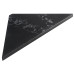 ABELINE rohová police rockstone 200x200mm, black attica