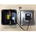 Podomítkový automatický splachovač pro urinál 24V DC, černá
