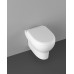 ABSOLUTE závěsné WC Rimless s podomítkovou nádržkou a tlačítkem Schwab, bílá