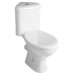 CLIFTON rohové WC kombi, dvojtlačítko 3/6l, zadní odpad, bílá