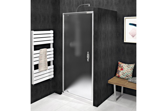 SIGMA SIMPLY sprchové dveře otočné, 780-820 mm, sklo Brick