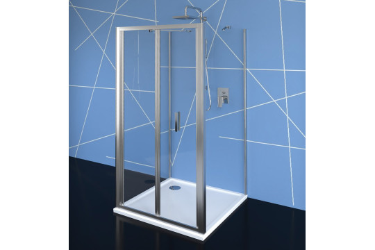 EASY LINE třístěnný sprchový kout 800x1000mm, skládací dveře, L/P varianta, čiré sklo