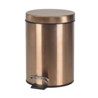 X-ROUND COPPER odpadkový koš 3l, měď mat