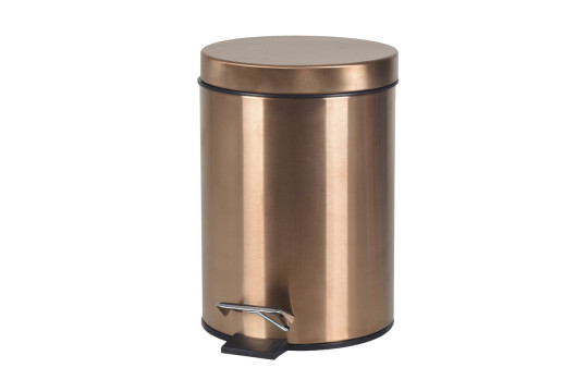 X-ROUND COPPER odpadkový koš 3l, měď mat