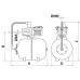 A-CONTROL ECO 50- 550 Vodárna se samonas. litinovým čerpadlem A-JET 750 E