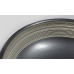 PRIORI keramické umyvadlo, průměr 40 cm, 15 cm, černá s bílým vzorem