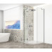 TRINITY CHROME čtvrtkruhový sprchový kout 900x900mm, čiré sklo, levé