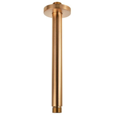 Sprchové stropní ramínko, kulaté, 200mm, měď mat Sprchové stropní ramínko, kulaté, 200mm, měď mat