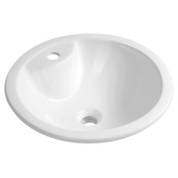 SHIPRA keramické umyvadlo zápustné, průměr 46cm, bílá SHIPRA keramické umyvadlo zápustné, průměr 46cm, bílá