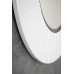 LUMIRO STRIP kulaté zrcadlo s LED osvětlením v rámu ø 90cm, bílá mat