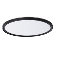 AZPO stropní LED svítidlo, ø 420mm, 22W, IP54, černá mat