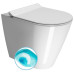 KUBE X WC mísa stojící, Swirlflush, 36x55cm, spodní/zadní odpad, bílá ExtraGlaze