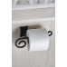 REBECCA držák toaletního papíru bez krytu, černá